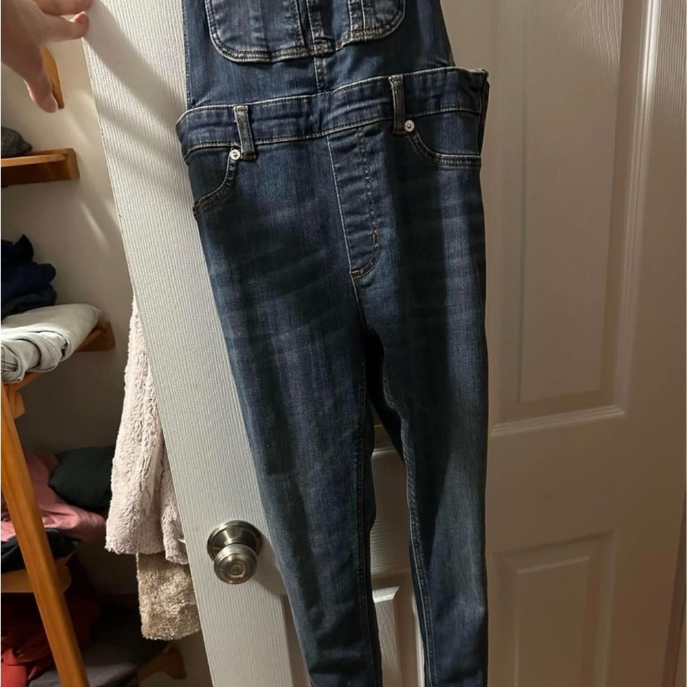 Free People overalls.